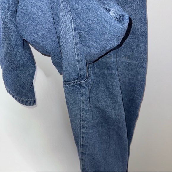 Vintage 90s Mickey Mouse Overalls Adult Denim Baggy XL Disney Catalog - Picture 10 of 10